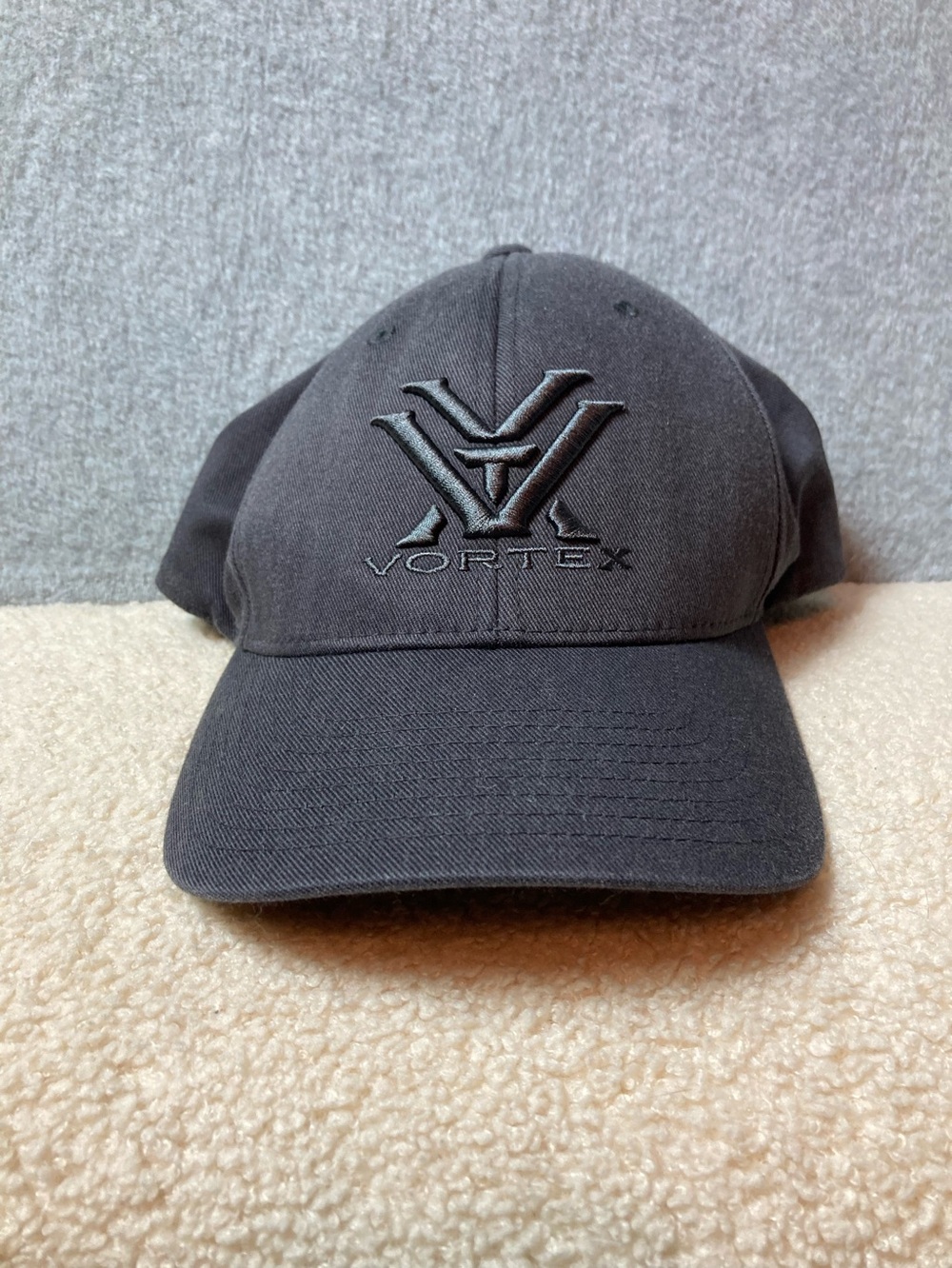 Vortex Embroidered Black Men's Baseball Cap